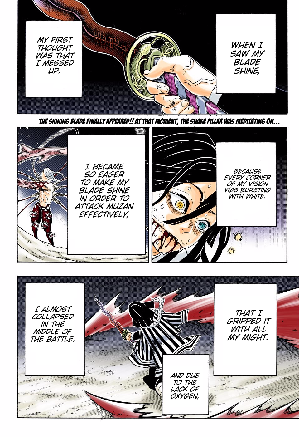 Demon Slayer: Kimetsu no Yaiba – manga in colored Chapter 190 - Page 2