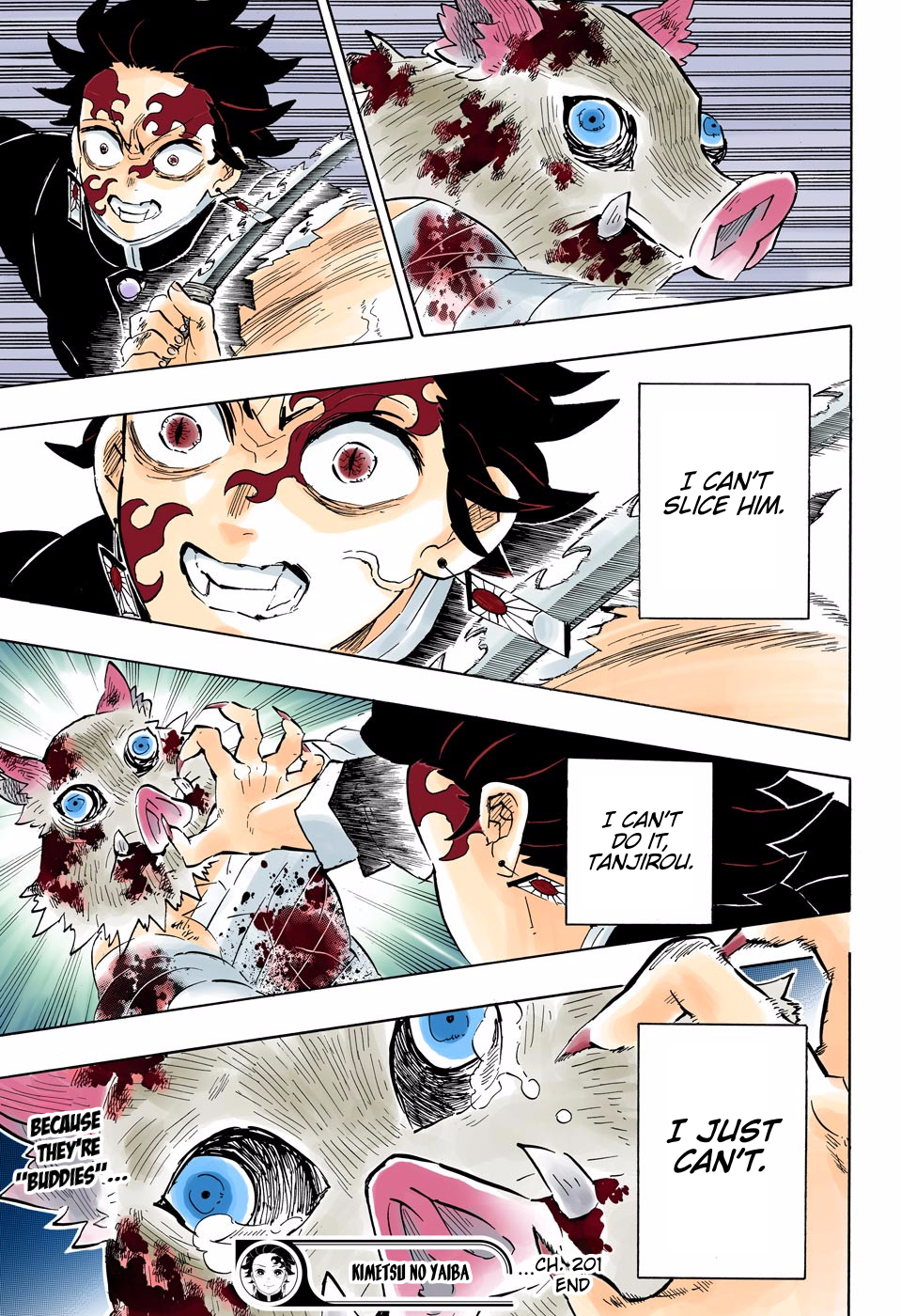 Demon Slayer: Kimetsu no Yaiba – manga in colored Chapter 201 - Page 19