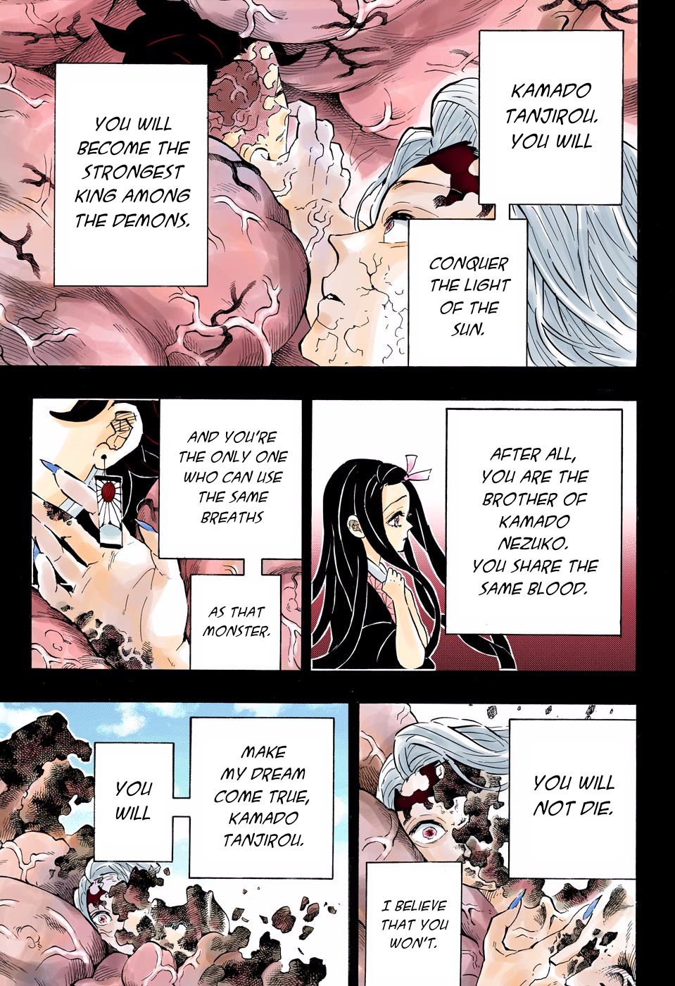 Demon Slayer: Kimetsu no Yaiba – manga in colored Chapter 201 - Page 5