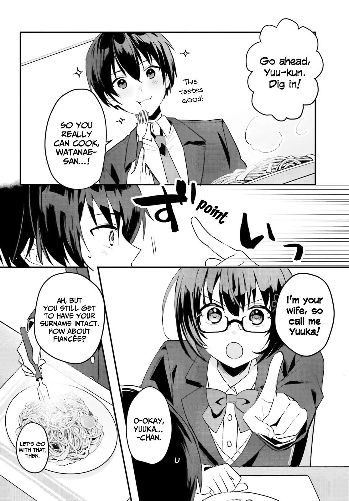 The Plain-Looking Girl, Who Became My Fiancée, Is Only Cute At Home Chapter 3 - Page 20