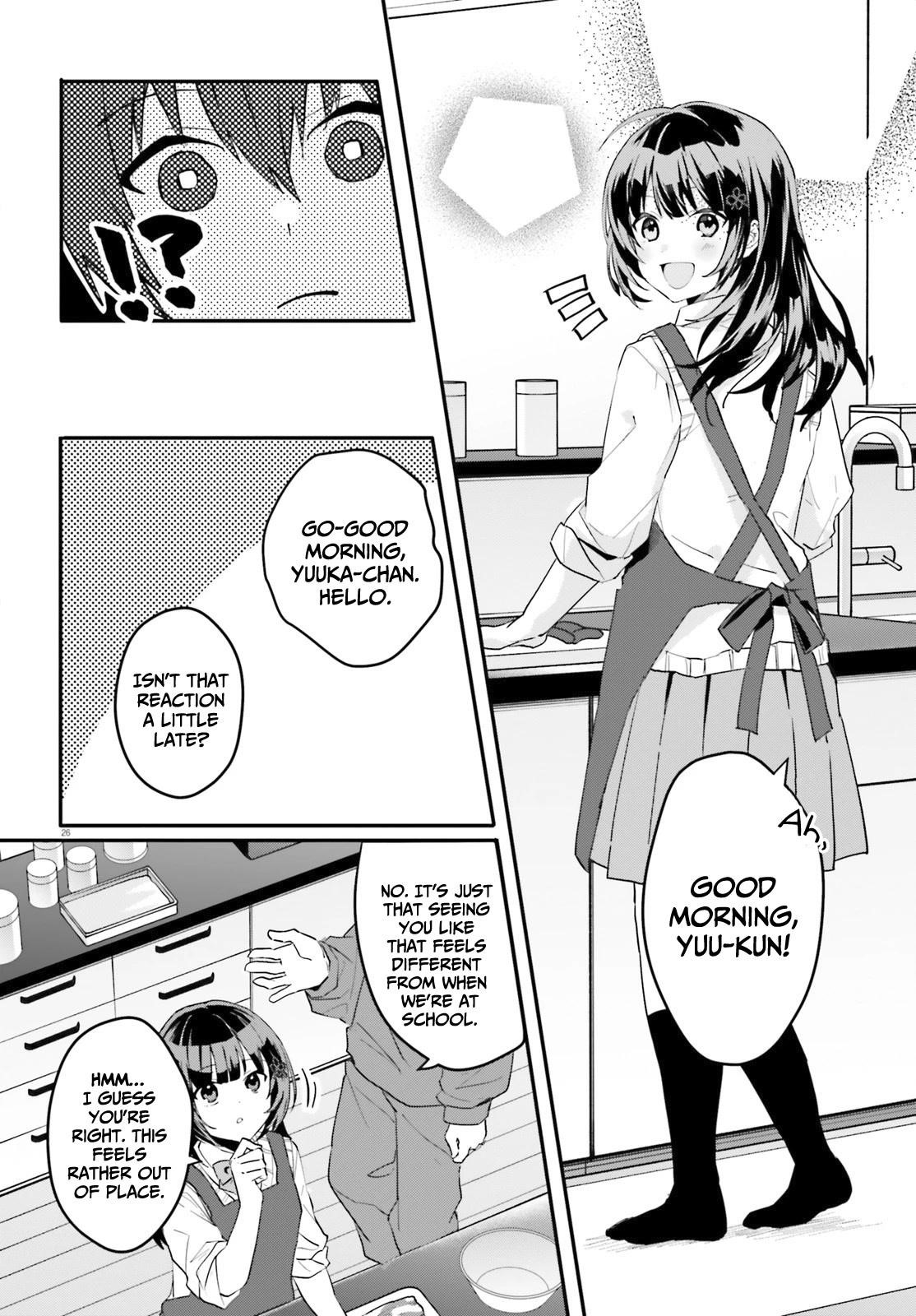 The Plain-Looking Girl, Who Became My Fiancée, Is Only Cute At Home Chapter 3 - Page 26
