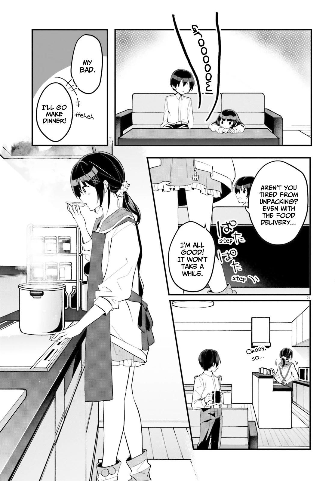 The Plain-Looking Girl, Who Became My Fiancée, Is Only Cute At Home Chapter 4 - Page 21