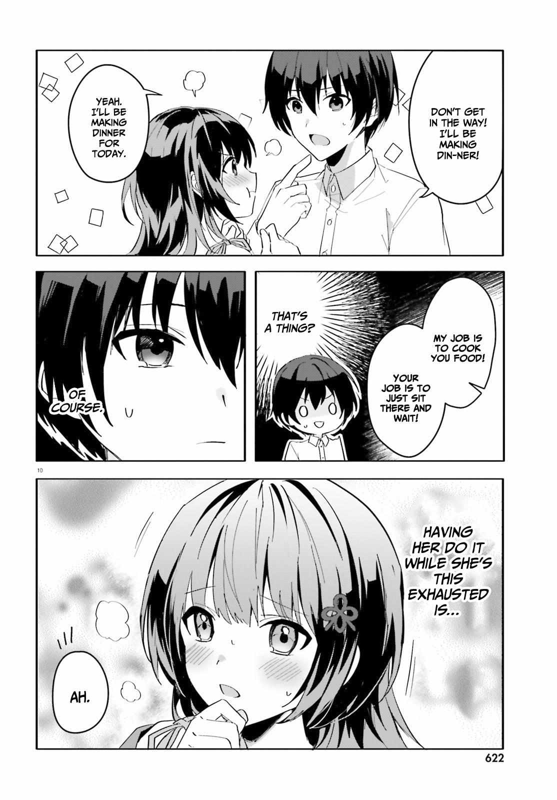 The Plain-Looking Girl, Who Became My Fiancée, Is Only Cute At Home Chapter 9 - Page 10