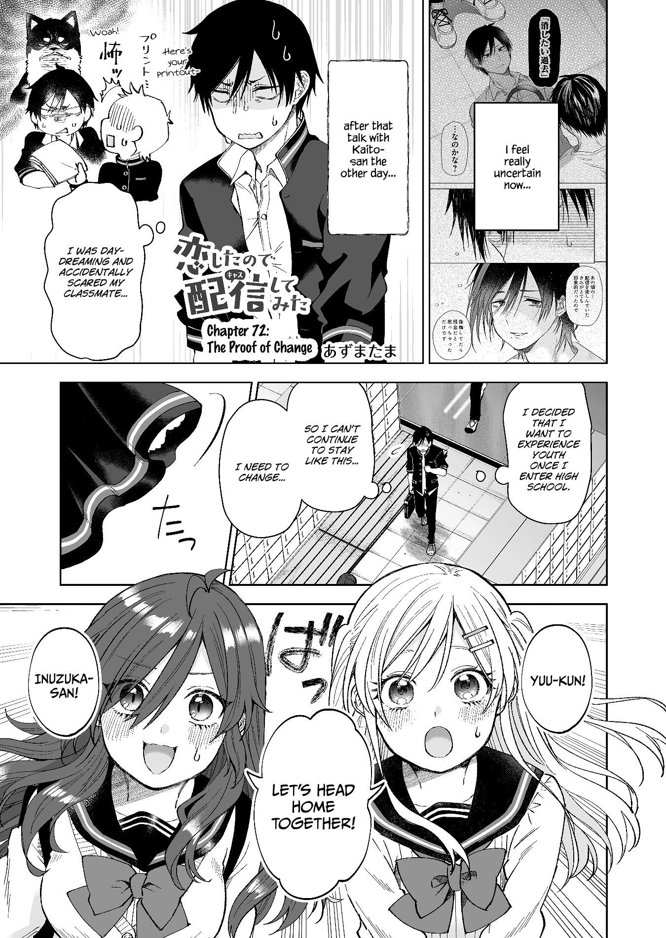 I Fell In Love, So I Tried Livestreaming Chapter 72 - Page 1