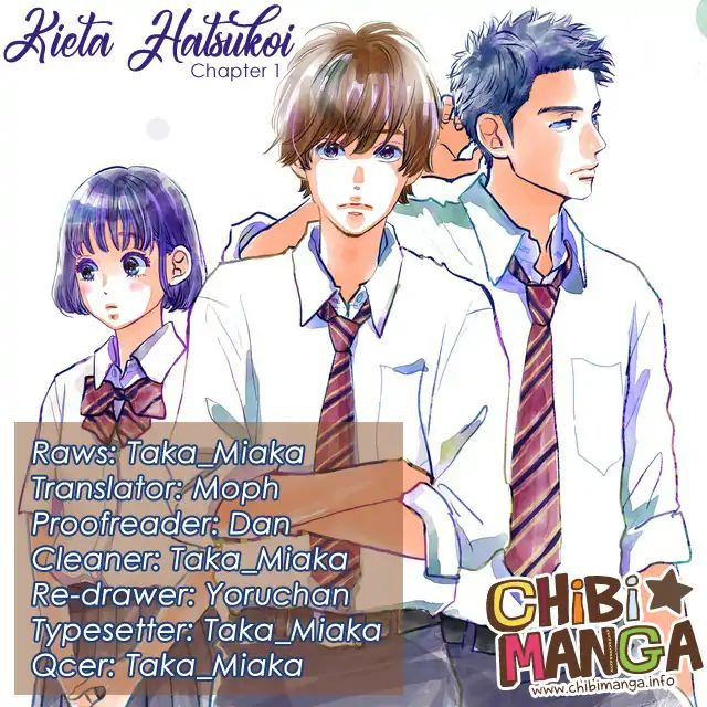 Kieta Hatsukoi Chapter 1 - Page 1