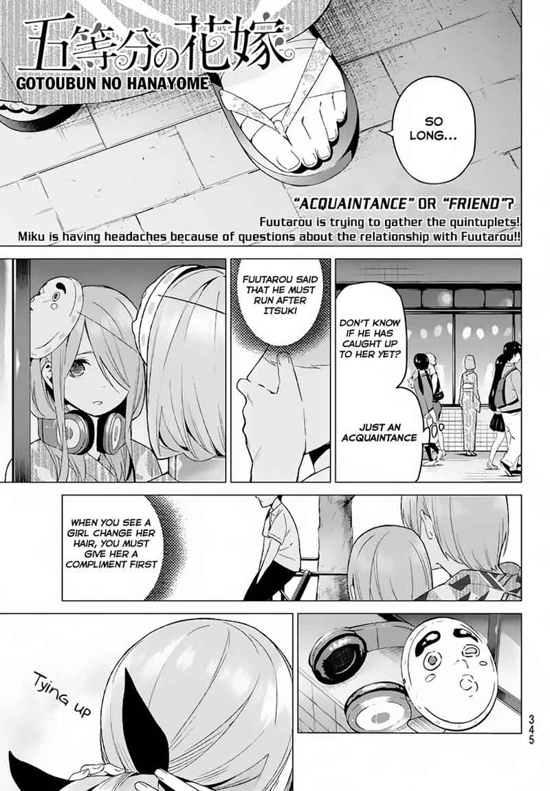 The Quintessential Quintuplets Chapter 10 - Page 2