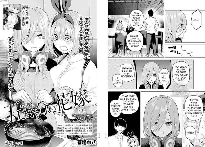 The Quintessential Quintuplets Chapter 21 - Page 2