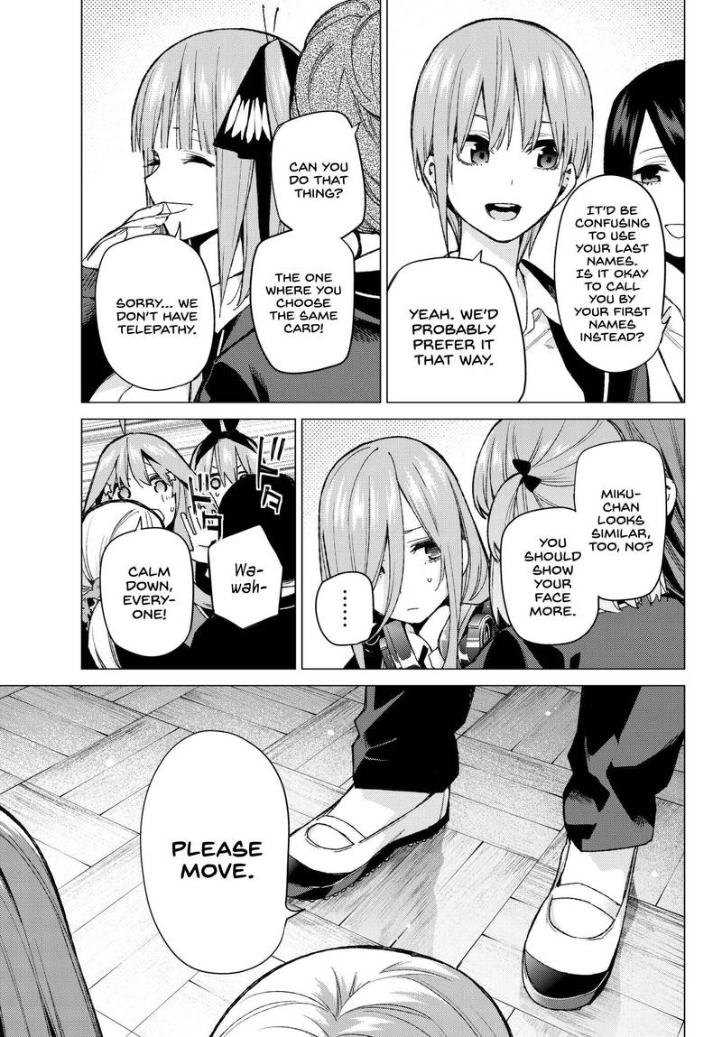 The Quintessential Quintuplets Chapter 70 - Page 3