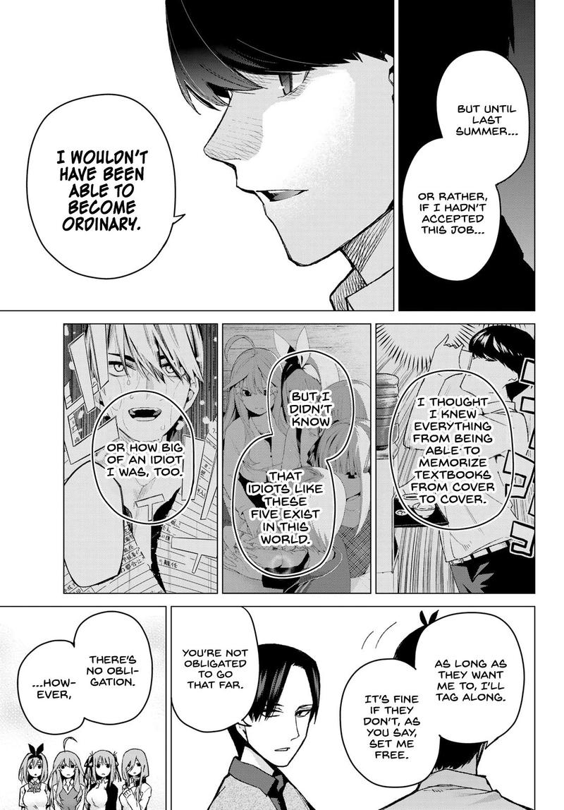 The Quintessential Quintuplets Chapter 73 - Page 17