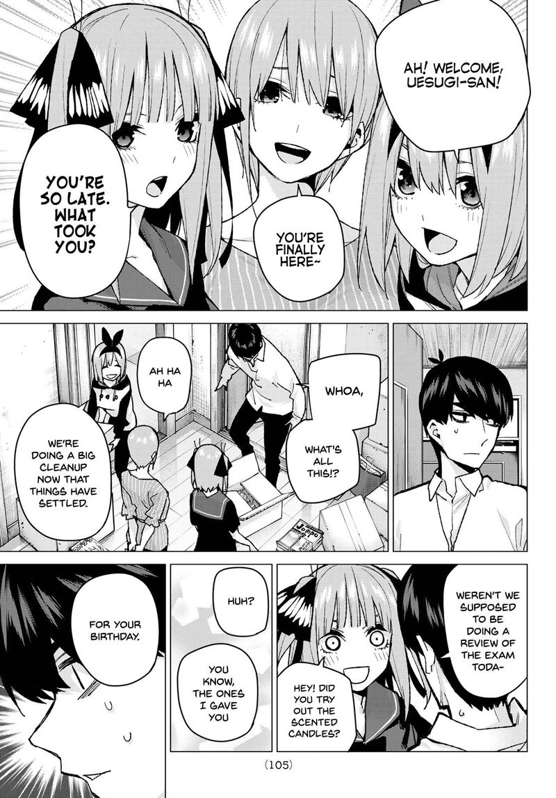 The Quintessential Quintuplets Chapter 77 - Page 9