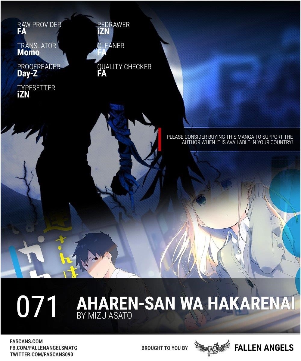 Aharen-San Wa Hakarenai Chapter 71 - Page 1