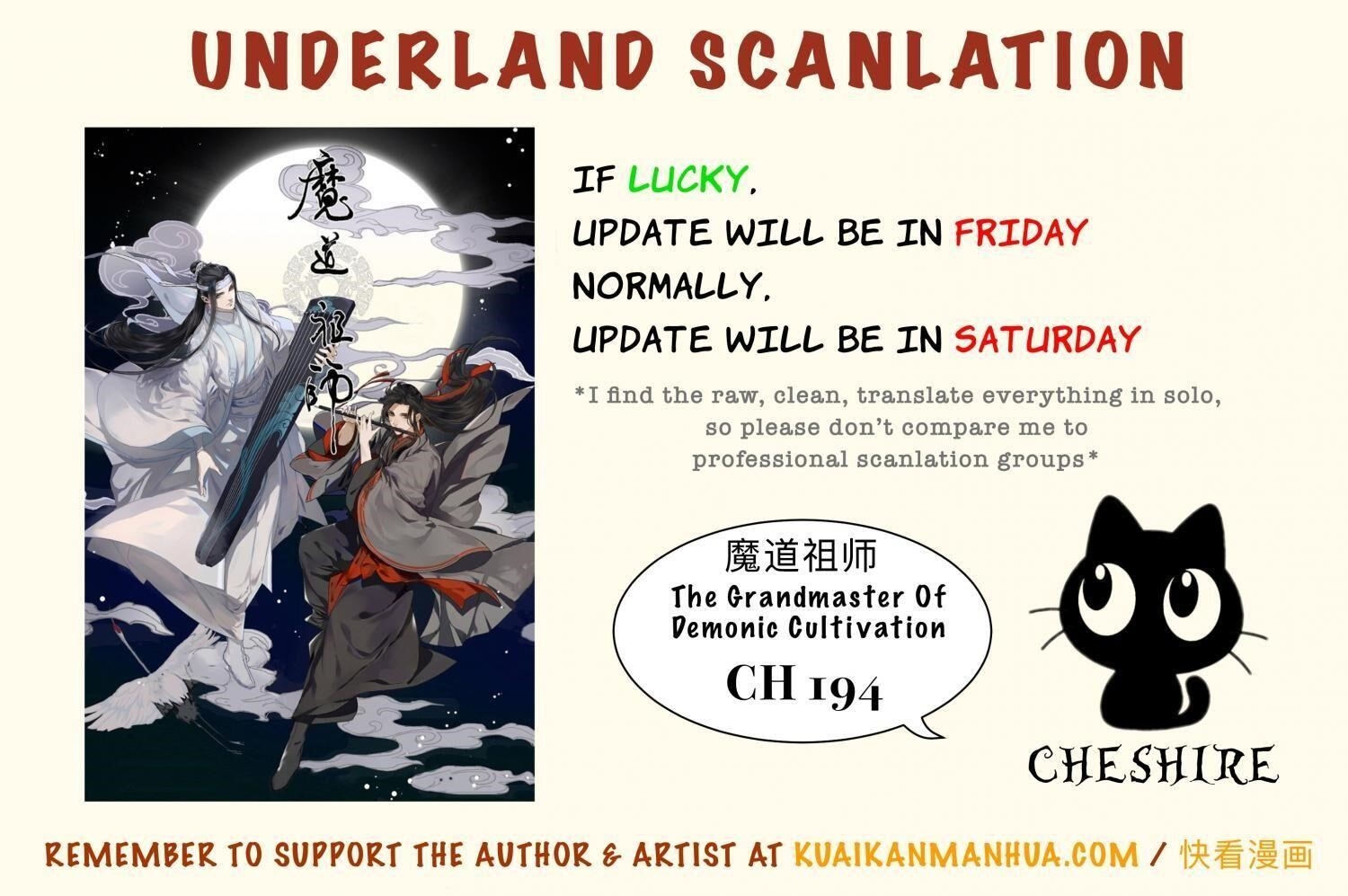 The Grandmaster of Demonic Cultivation Chapter 194 - Page 1