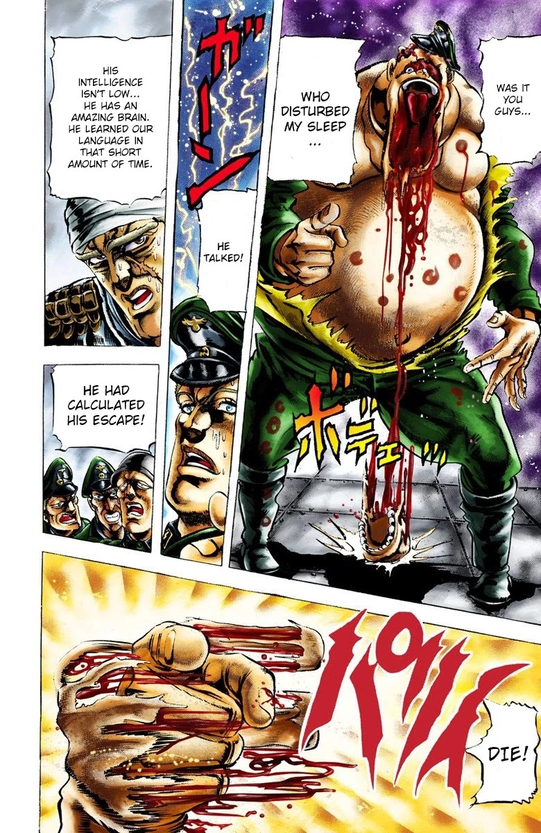 JoJo’s Bizarre Adventure Part 2 – Battle Tendency (Colored) Chapter 13 - Page 9