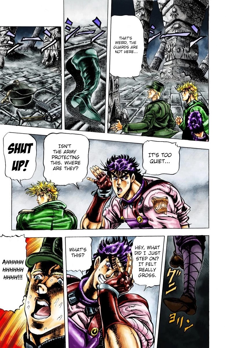 JoJo’s Bizarre Adventure Part 2 – Battle Tendency (Colored) Chapter 21 - Page 12