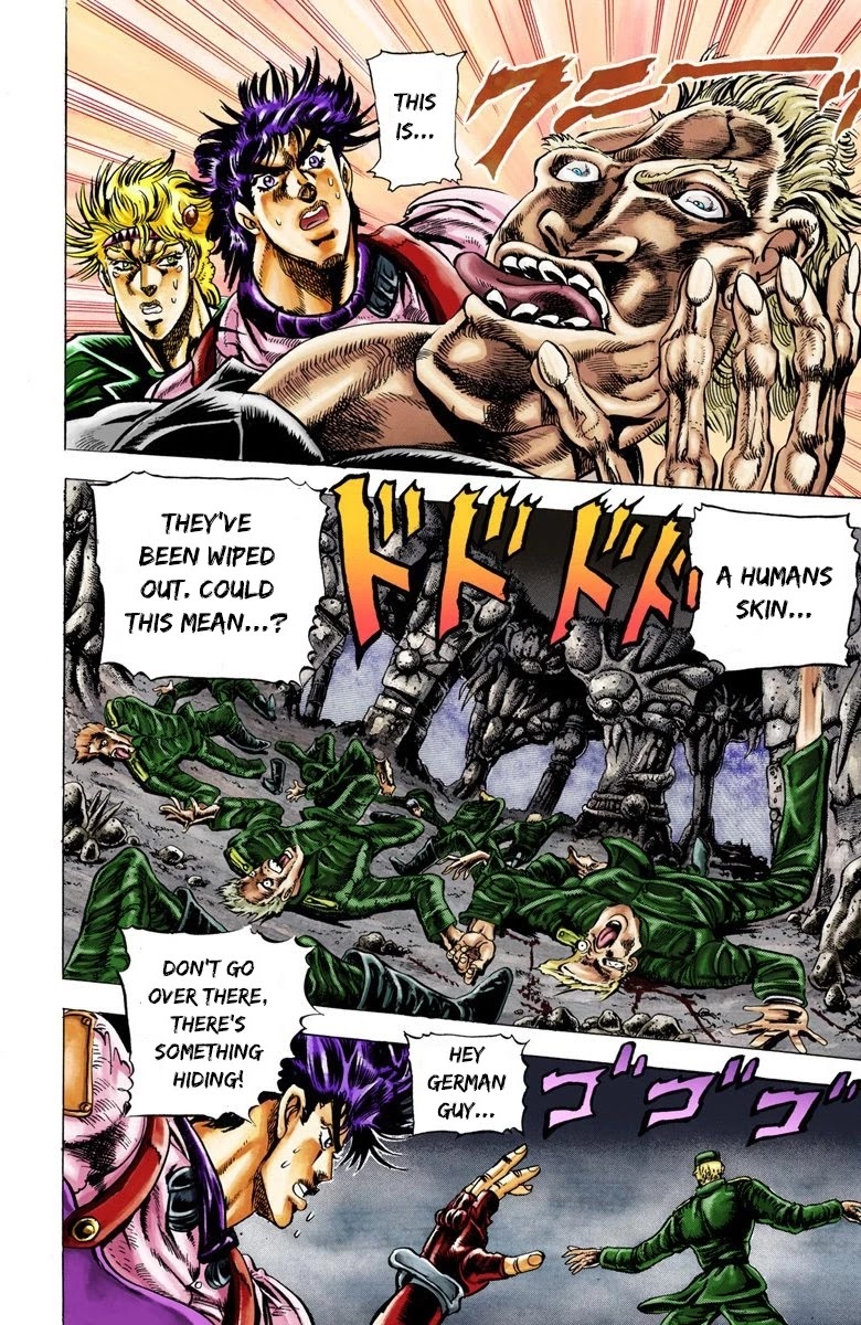 JoJo’s Bizarre Adventure Part 2 – Battle Tendency (Colored) Chapter 21 - Page 13