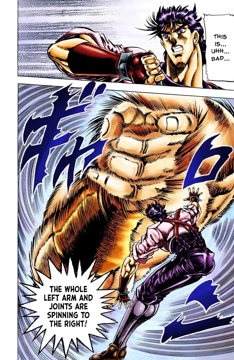 JoJo’s Bizarre Adventure Part 2 – Battle Tendency (Colored) Chapter 25 - Page 5