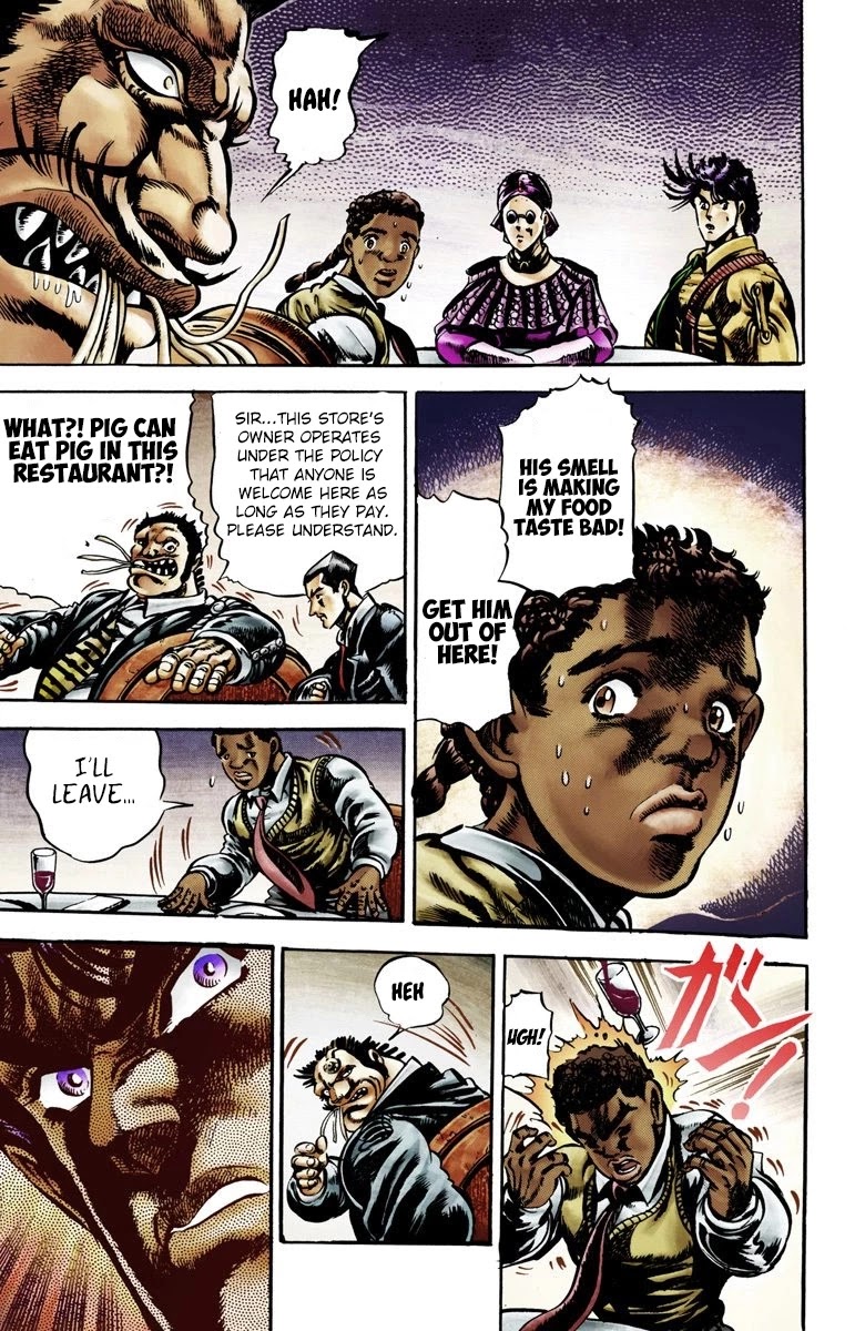 JoJo’s Bizarre Adventure Part 2 – Battle Tendency (Colored) Chapter 3 - Page 8