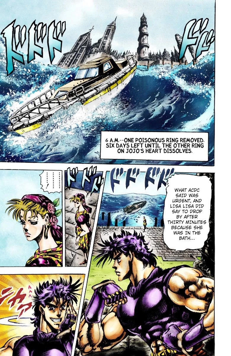 JoJo’s Bizarre Adventure Part 2 – Battle Tendency (Colored) Chapter 37 - Page 11