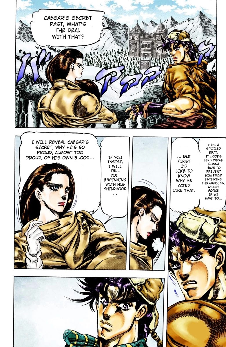 JoJo’s Bizarre Adventure Part 2 – Battle Tendency (Colored) Chapter 45 - Page 1