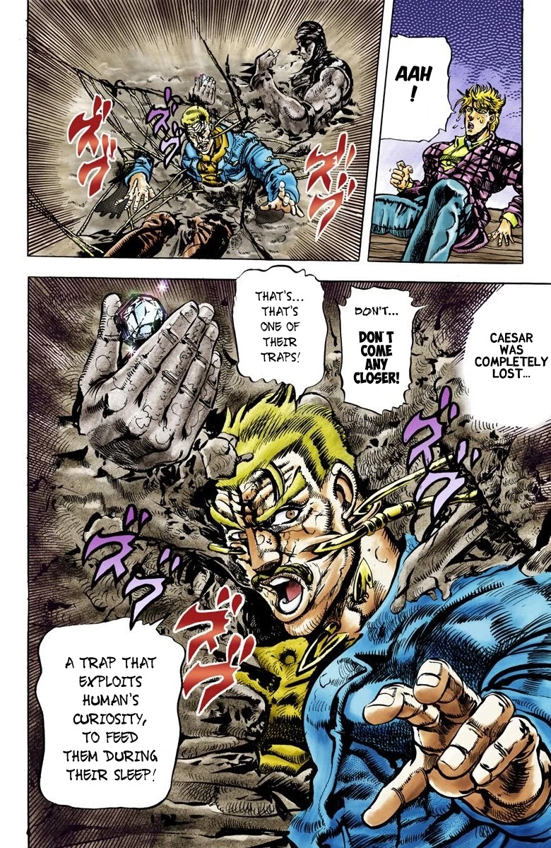 JoJo’s Bizarre Adventure Part 2 – Battle Tendency (Colored) Chapter 45 - Page 13