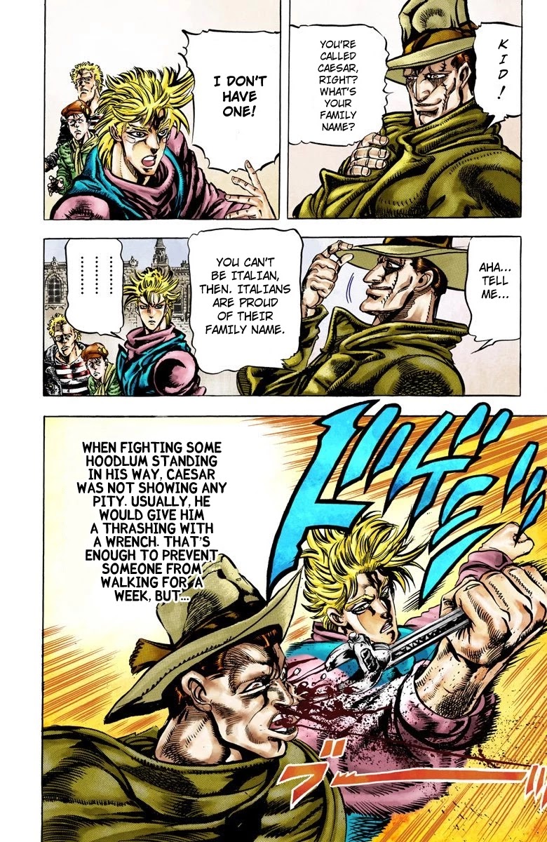 JoJo’s Bizarre Adventure Part 2 – Battle Tendency (Colored) Chapter 45 - Page 5