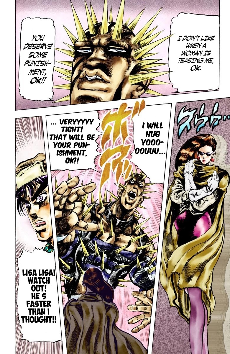 JoJo’s Bizarre Adventure Part 2 – Battle Tendency (Colored) Chapter 50 - Page 11