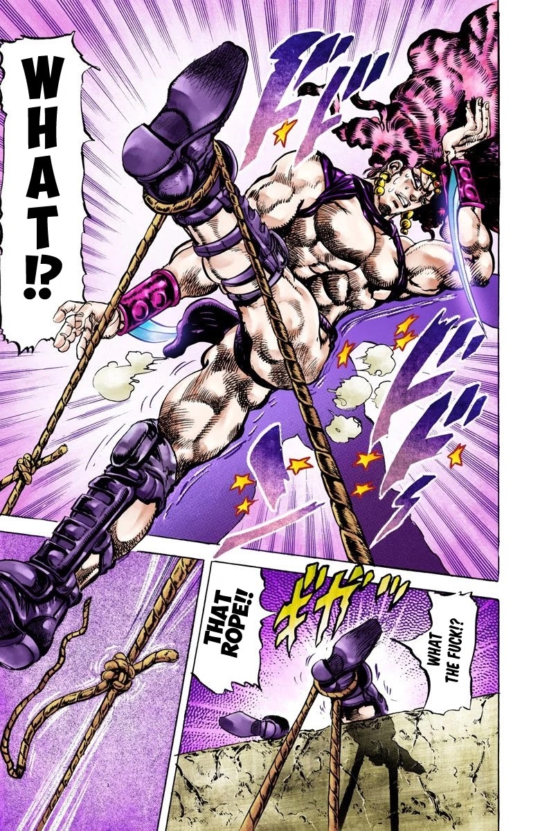 JoJo’s Bizarre Adventure Part 2 – Battle Tendency (Colored) Chapter 63 - Page 13