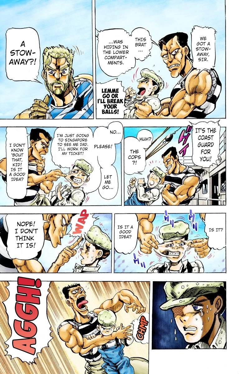 JoJo’s Bizarre Adventure Part 3 – Stardust Crusaders (Official Colored) Chapter 14 - Page 1