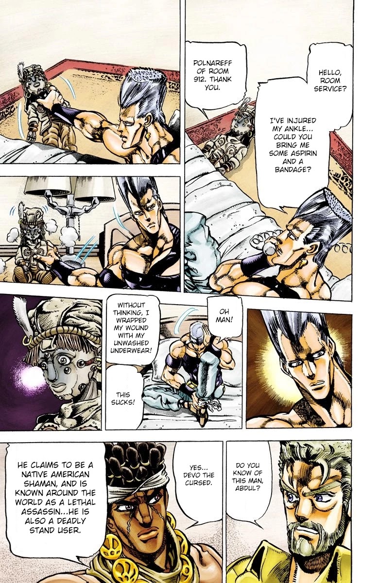 JoJo’s Bizarre Adventure Part 3 – Stardust Crusaders (Official Colored) Chapter 21 - Page 12