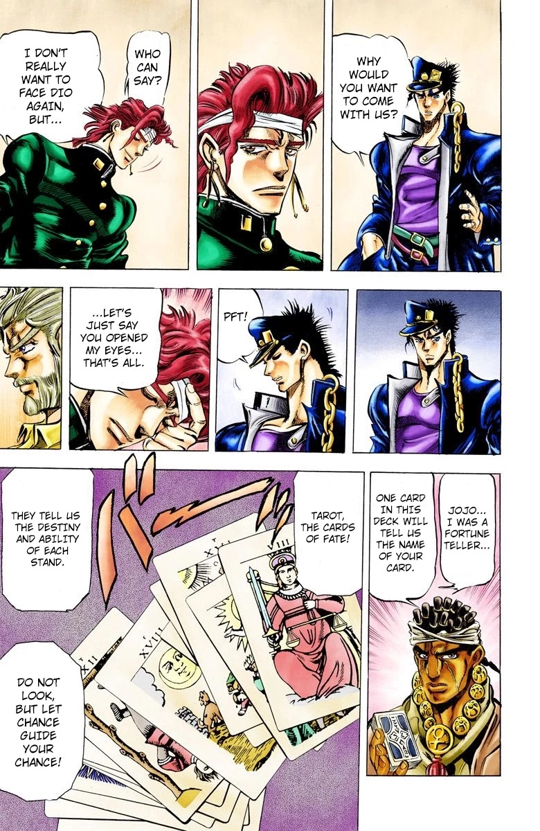 JoJo’s Bizarre Adventure Part 3 – Stardust Crusaders (Official Colored) Chapter 8 - Page 1