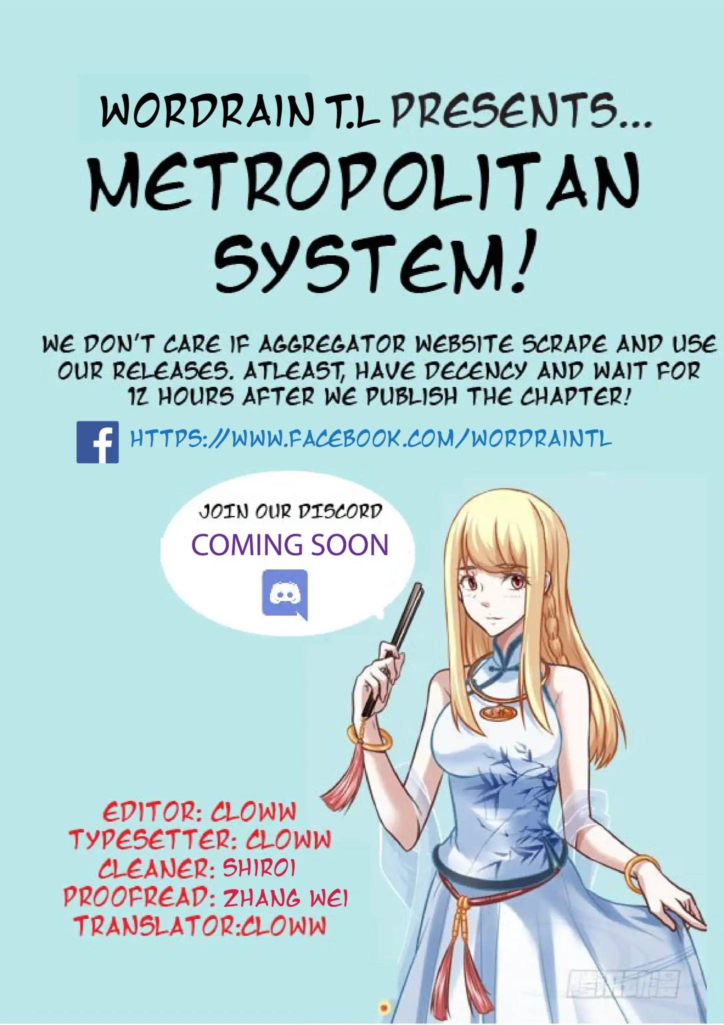 METROPOLITAN SYSTEM Chapter 19 - Page 1