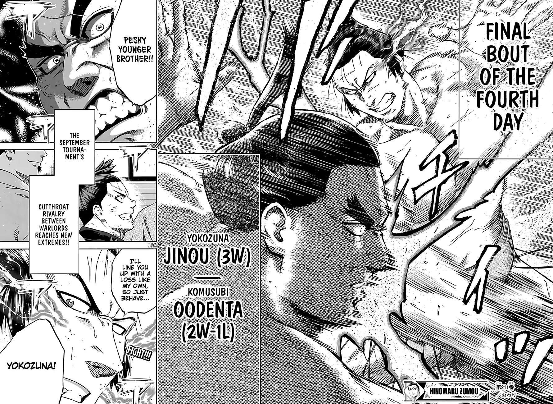Hinomaru Sumo Chapter 211 - Page 21
