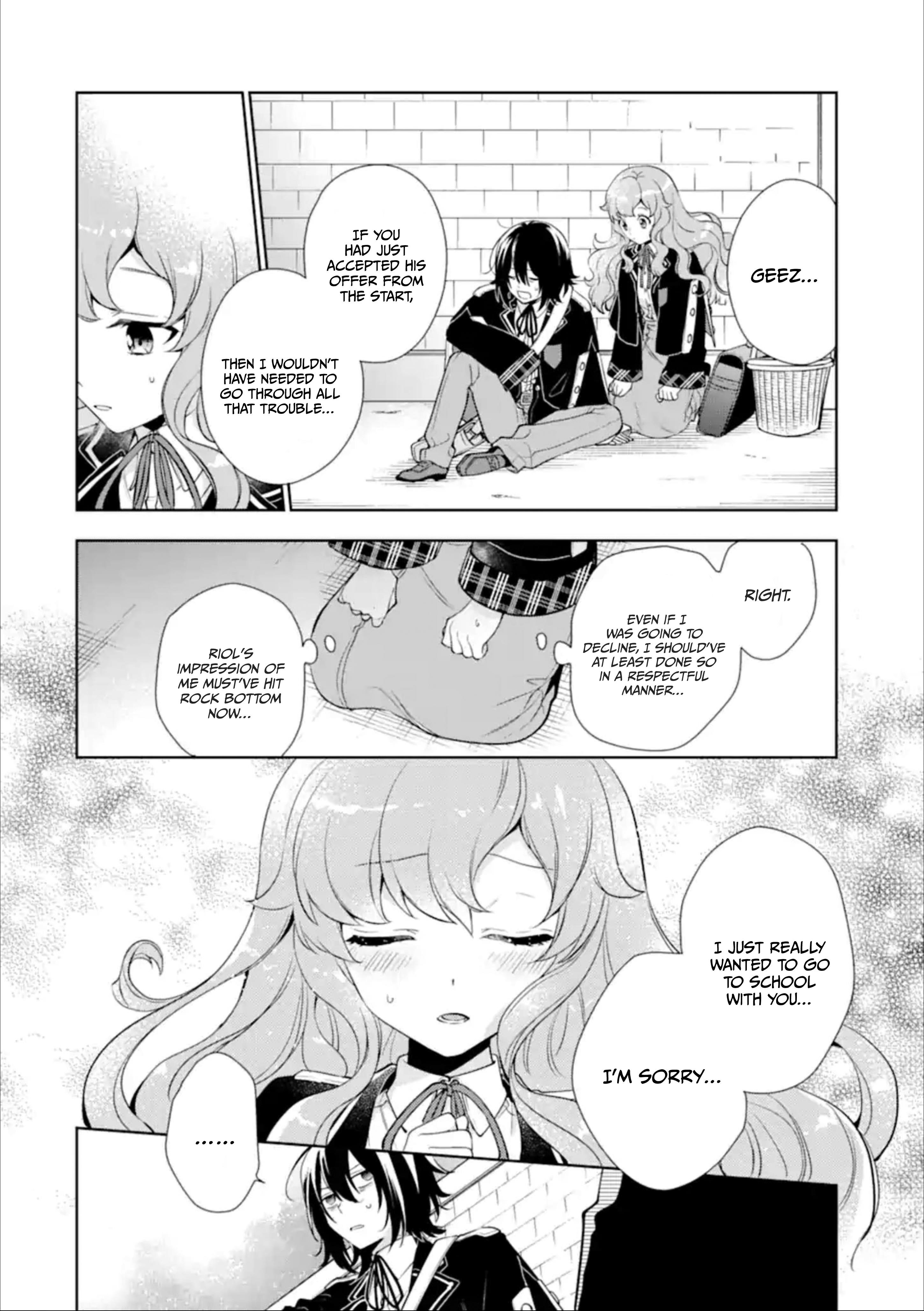 The Noble Girl With a Crush on a Plain and Studious Guy Finds the Arrogant Prince to Be a Nuisance Chapter 1.3 - Page 12
