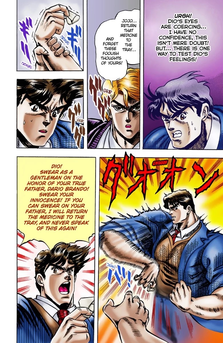 JoJo’s Bizarre Adventure Part 1 – Phantom Blood (Colored) Chapter 7 - Page 12