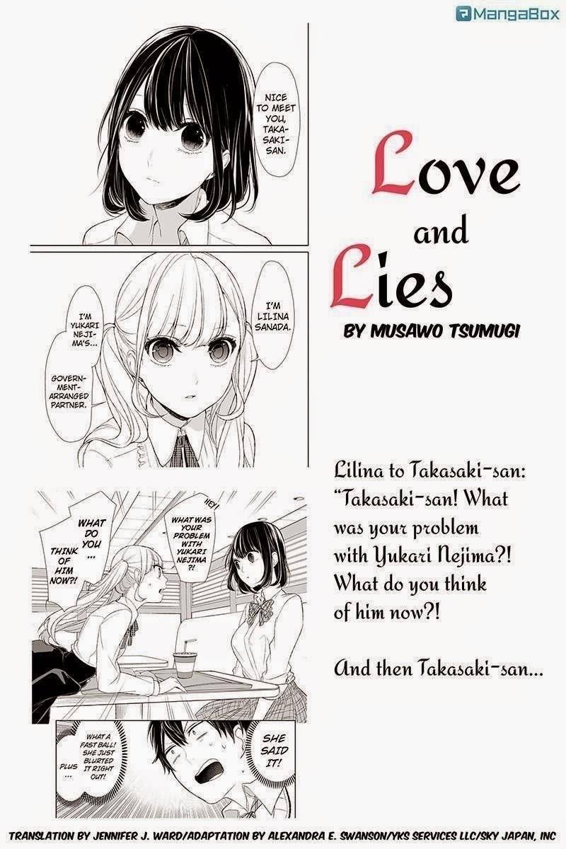 Love and Lies Chapter 11 - Page 1