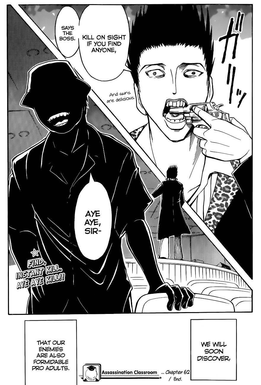 Ansatsu Kyoushitsu Chapter 62 - Page 20