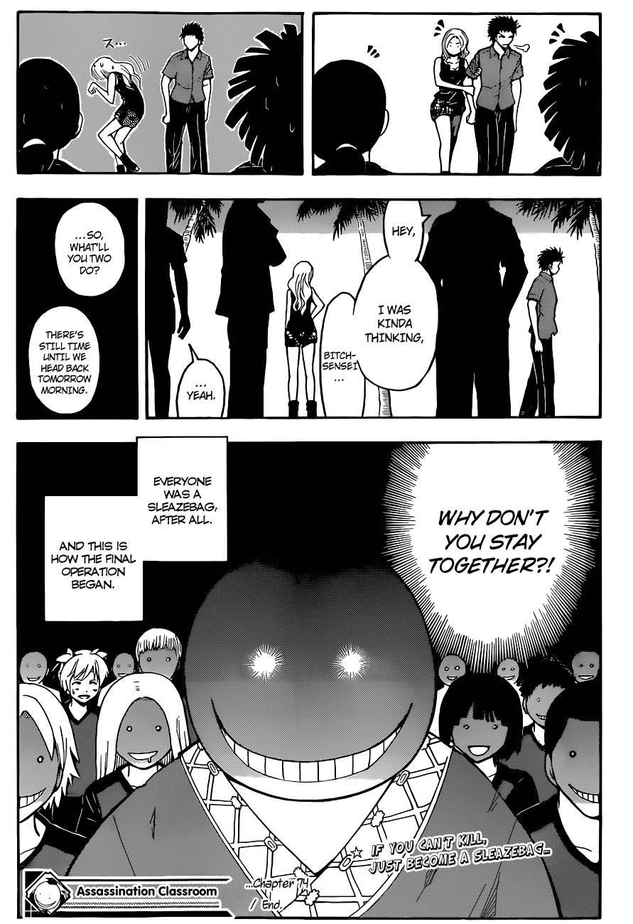 Ansatsu Kyoushitsu Chapter 74 - Page 20