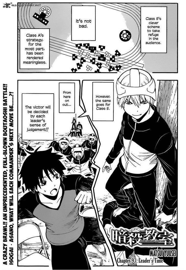 Ansatsu Kyoushitsu Chapter 93 - Page 1