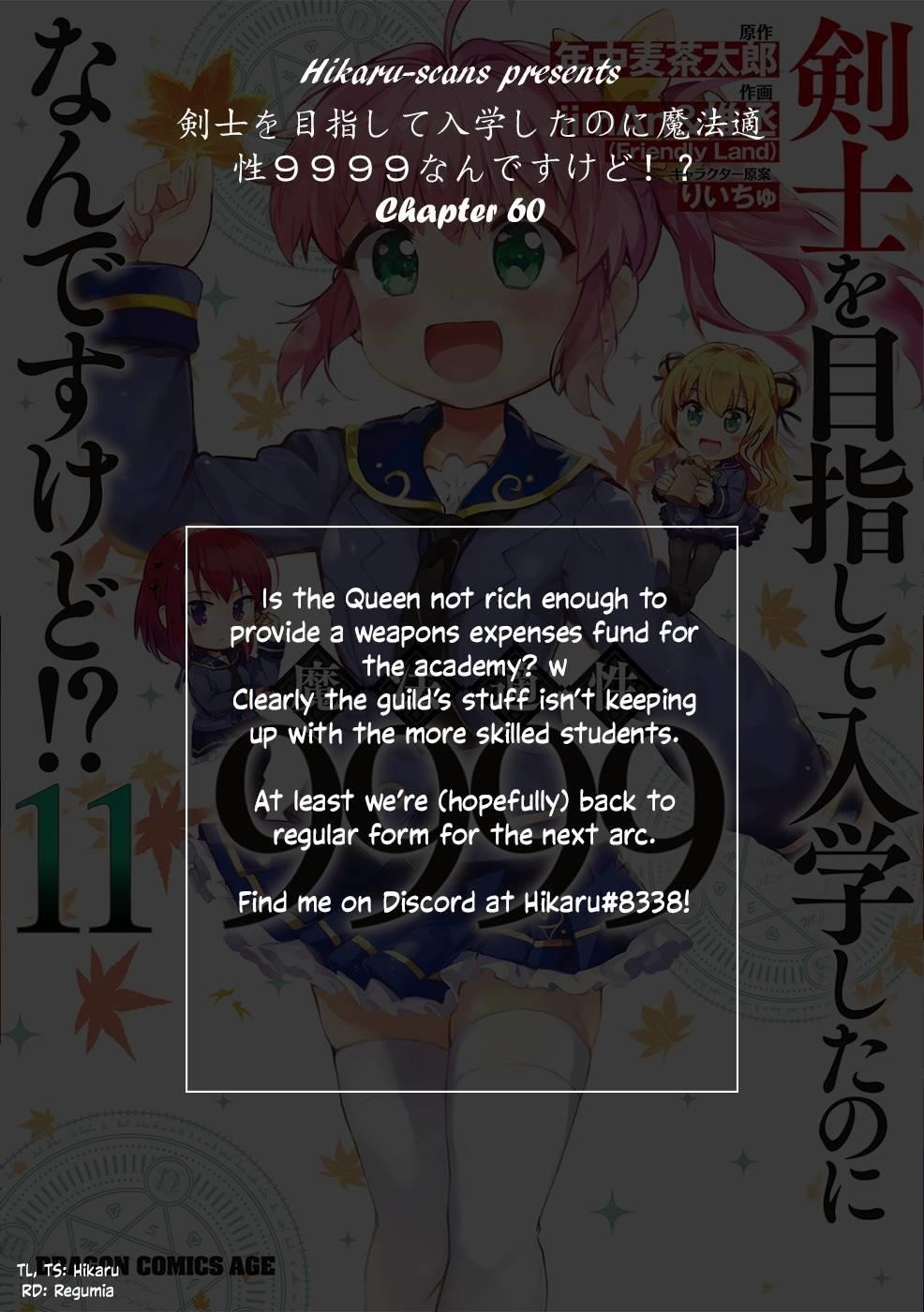 Kenshi O Mezashite Nyugaku Shitanoni Maho Tekisei 9999 Nandesukedo!? Chapter 60 - Page 37