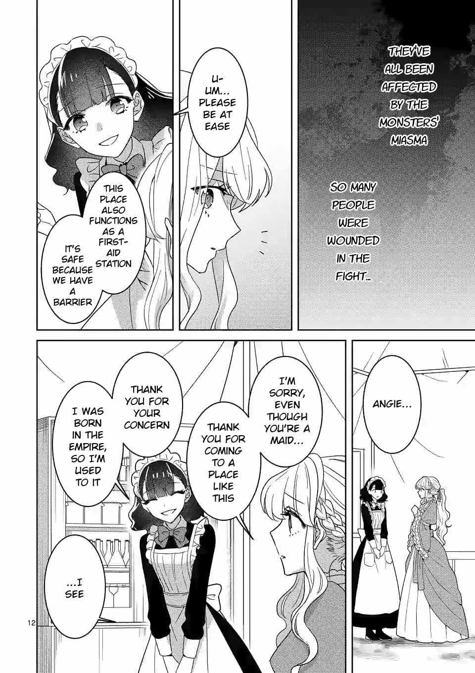 Onimotsu to Yobareta Tensei Hime wa, Shoukan Yuusha ni Koi wo Shite Seijo ni Narimashita Chapter 3 - Page 12