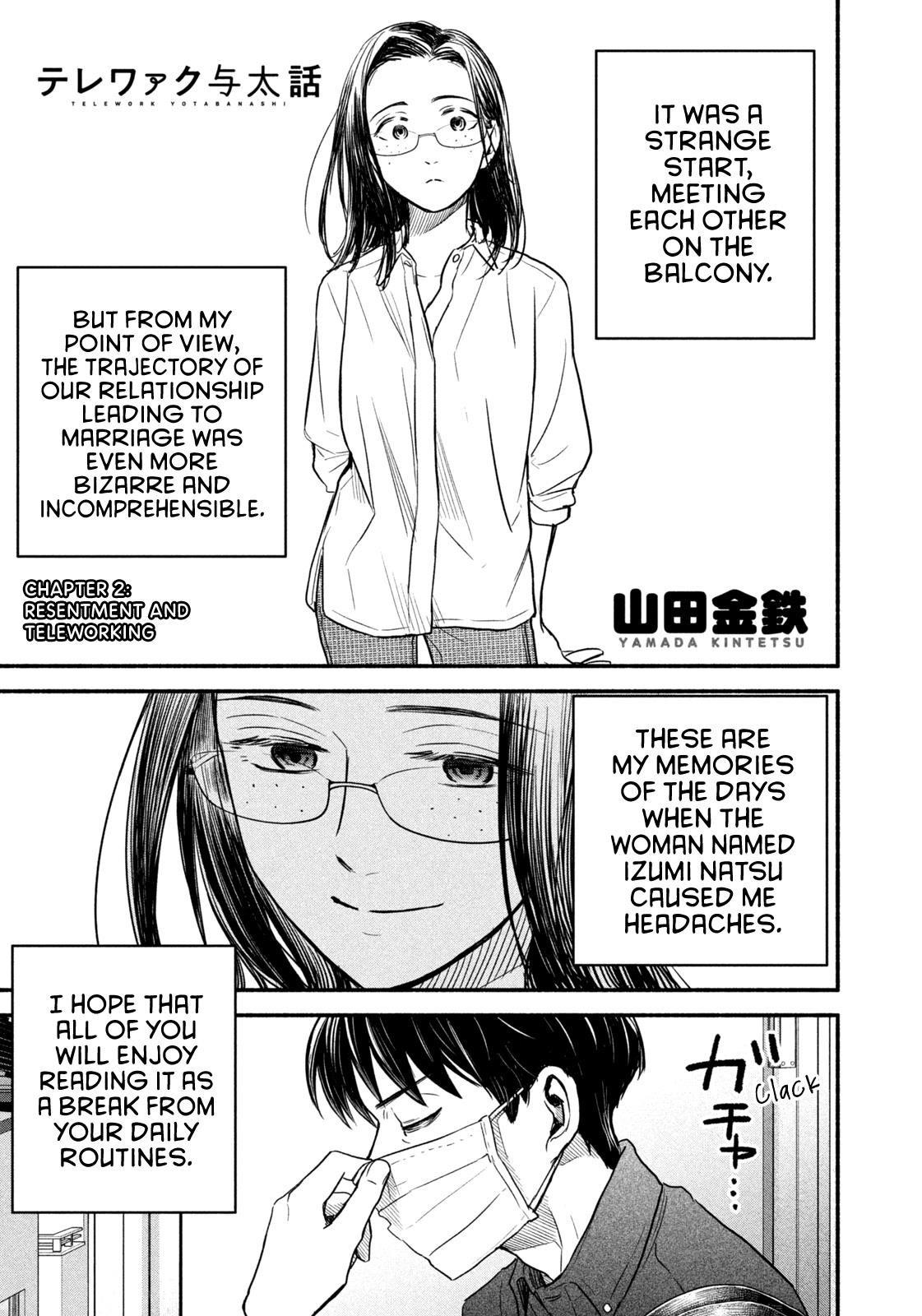 Telework Yotabanashi Chapter 2 - Page 1