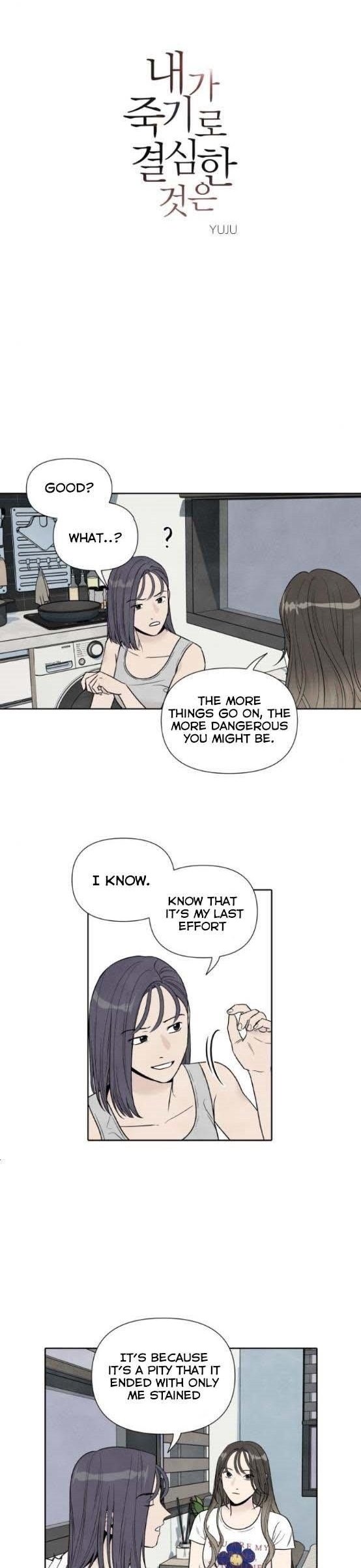 What I Decided To Die For Chapter 62 - Page 1