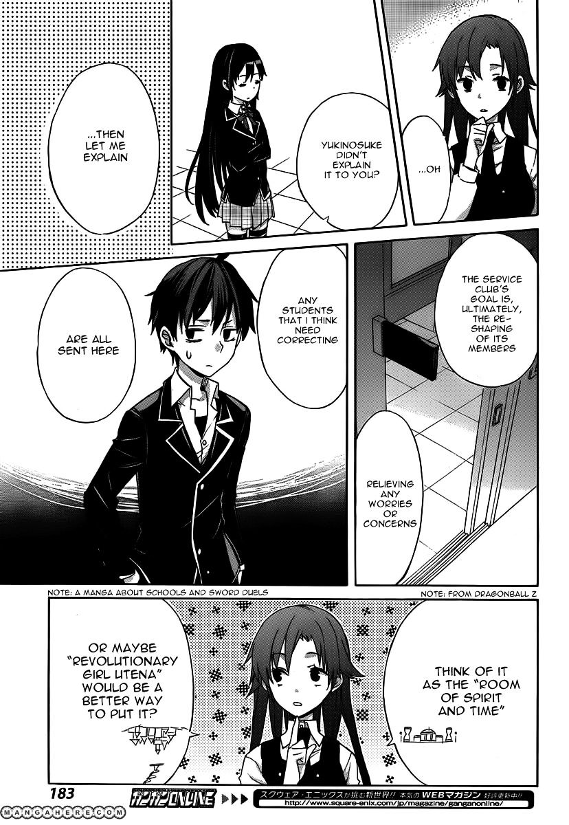My Youth Romantic Comedy Is Wrong as I Expected Chapter 1 - Page 36