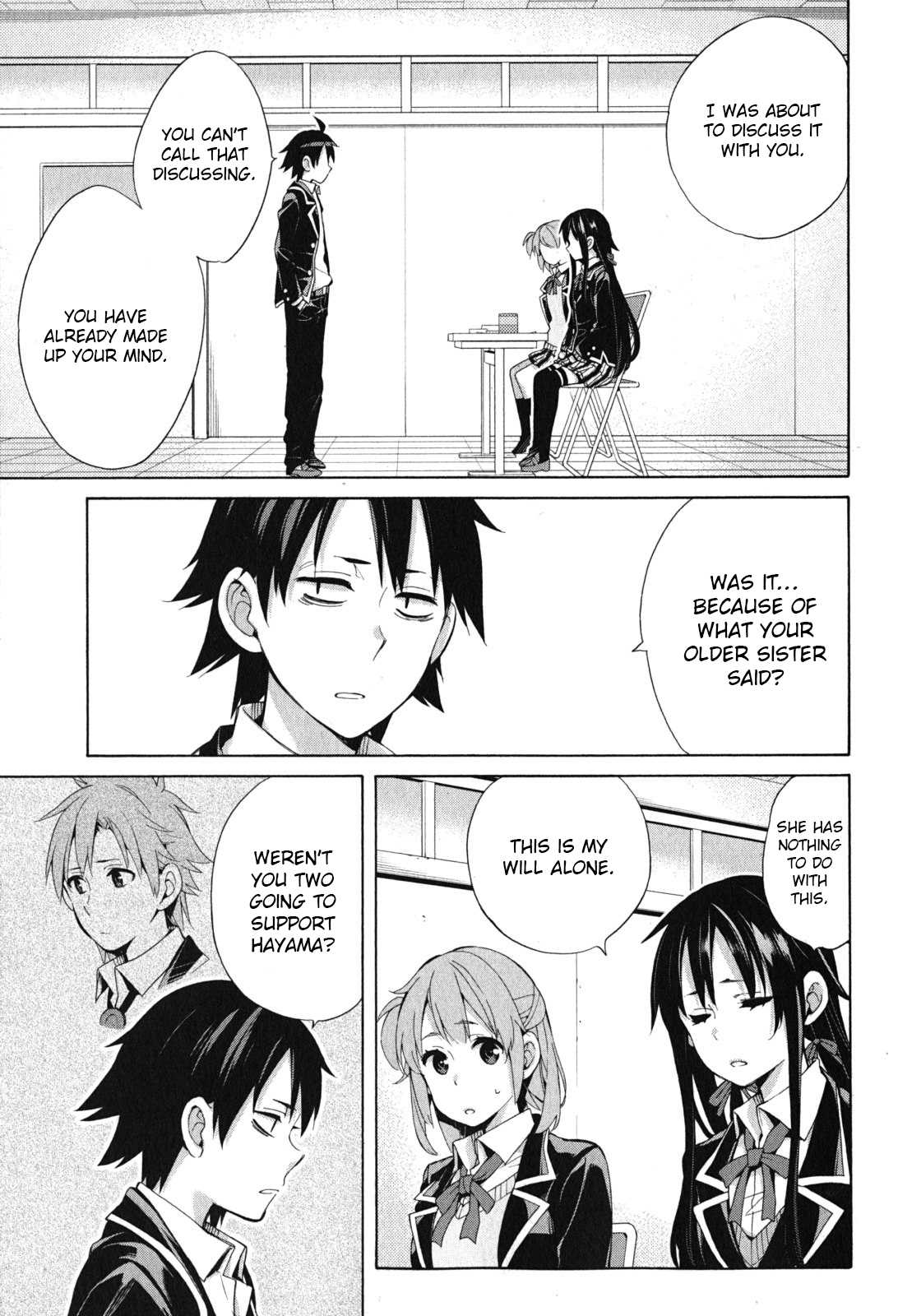 My Youth Romantic Comedy Is Wrong as I Expected Chapter 33 - Page 8