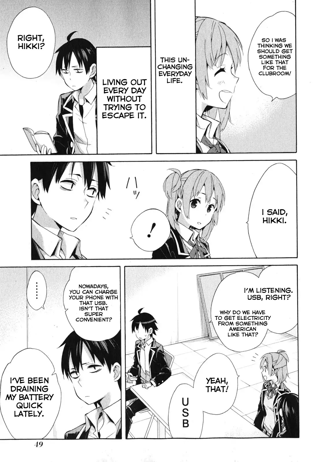 My Youth Romantic Comedy Is Wrong as I Expected Chapter 35 - Page 3