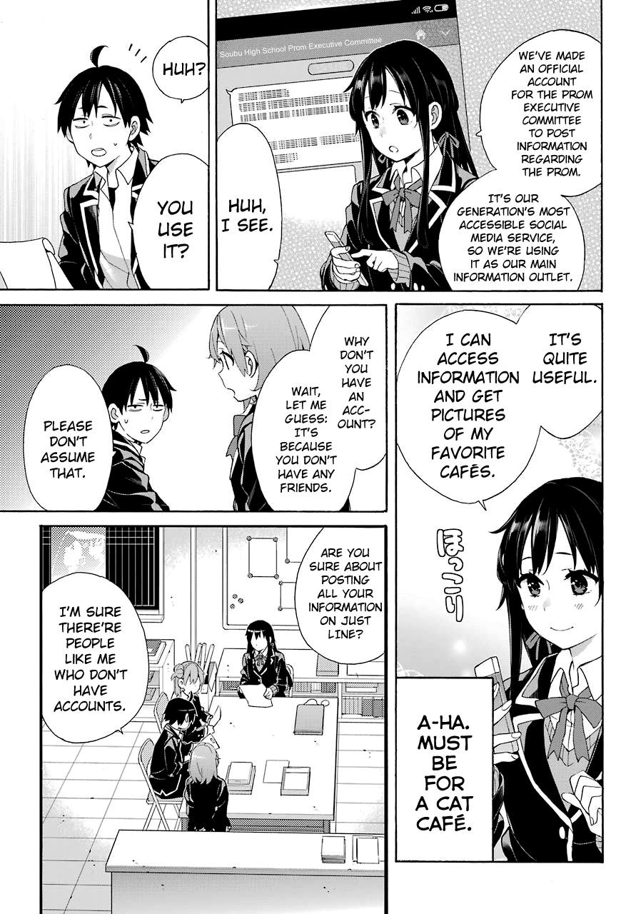 My Youth Romantic Comedy Is Wrong as I Expected Chapter 68 - Page 32