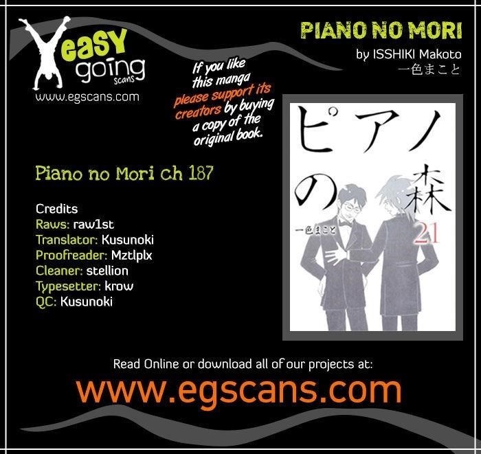 Piano no Mori Chapter 187 - Page 1
