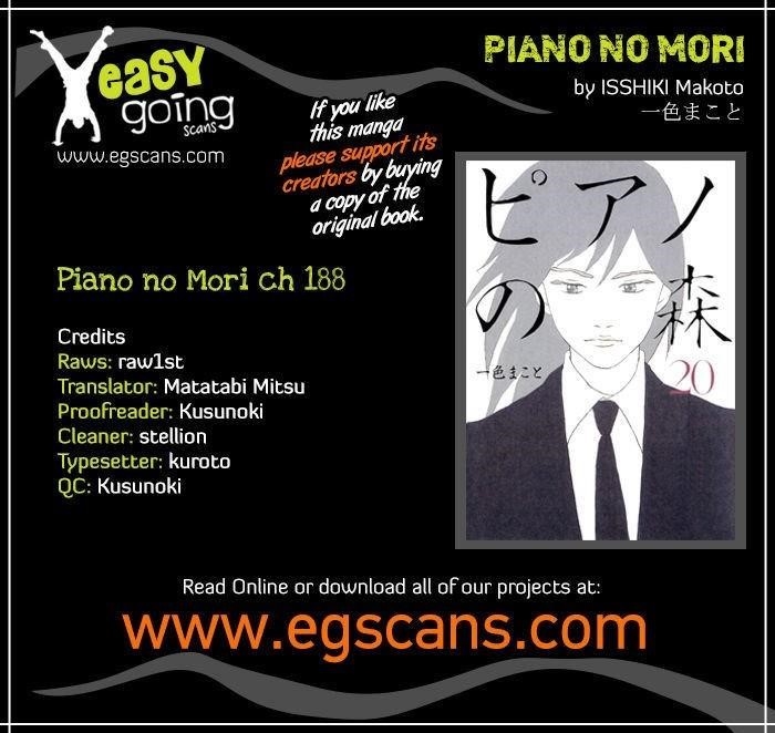 Piano no Mori Chapter 188 - Page 1