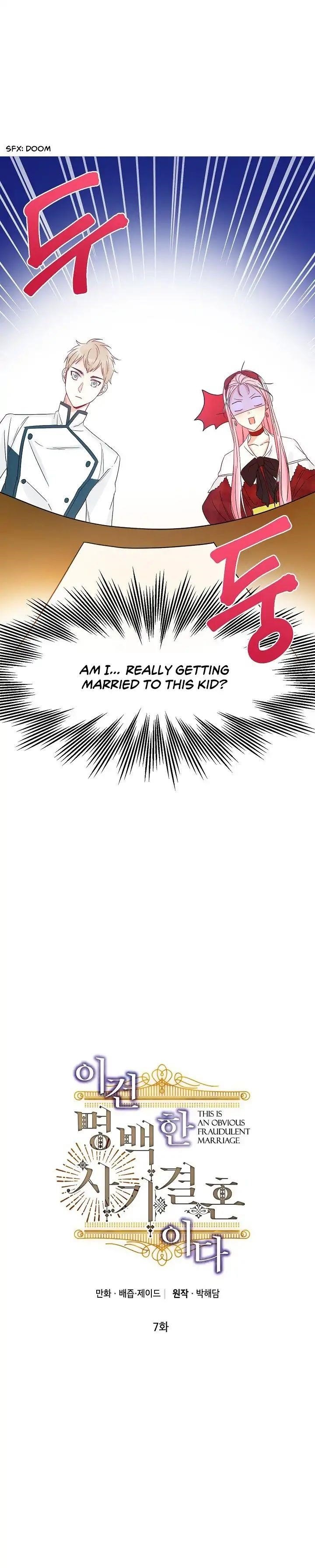 This Is An Obvious Fraudulent Marriage Chapter 7 - Page 1