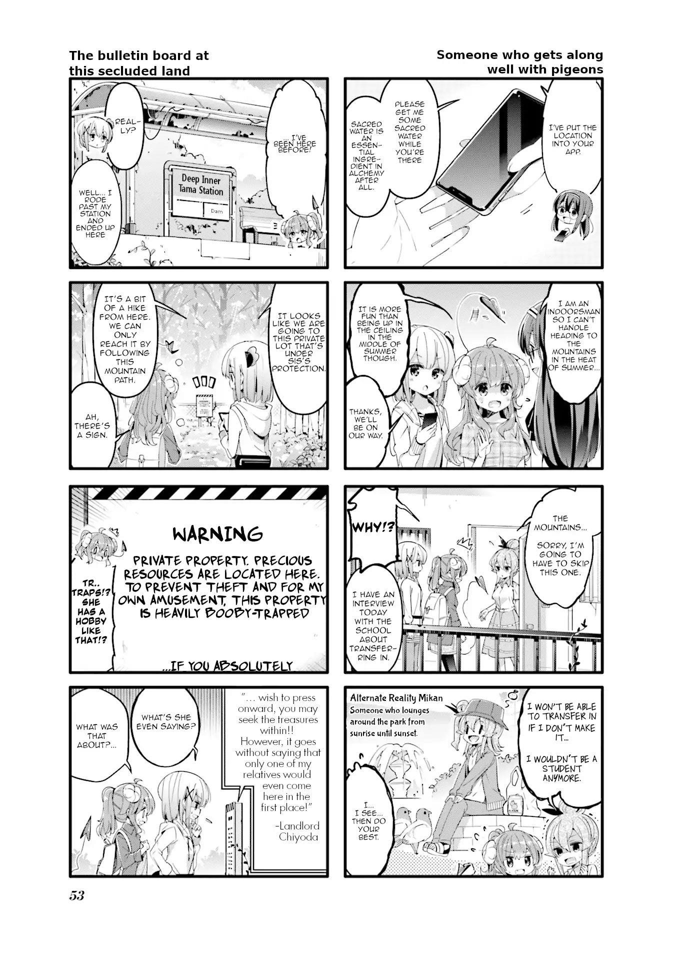 Machikado Mazoku Chapter 45 - Page 3
